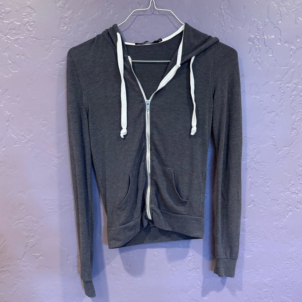 Abbot Main Gray Lightweight Hoodie - XS